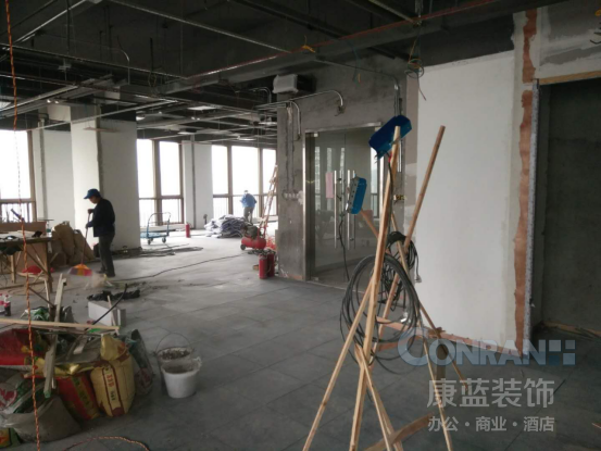 深圳建活貿易香港辦公室裝修現(xiàn)場