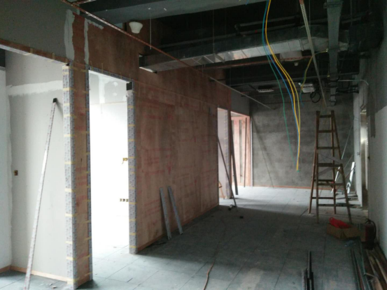 深圳建活貿易香港辦公室裝修現(xiàn)場